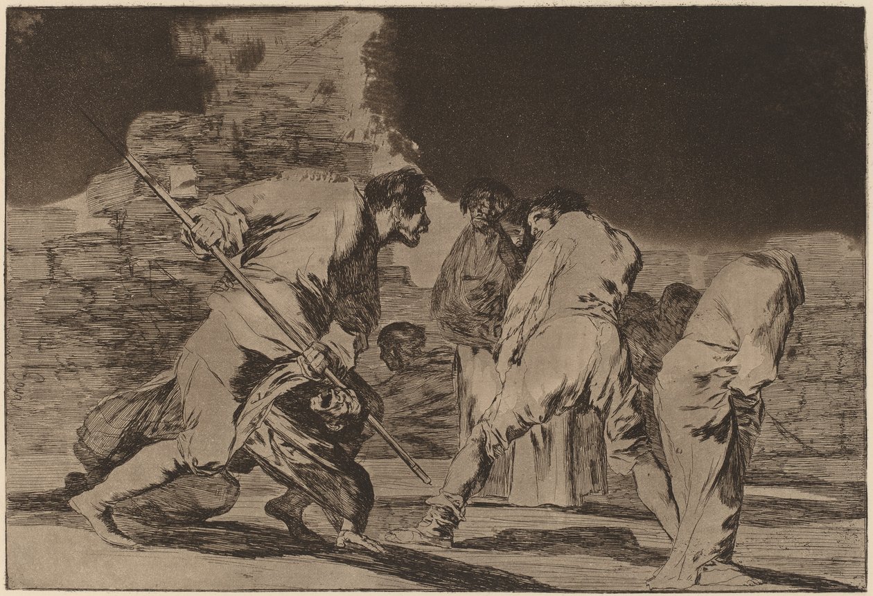 Wütender Unsinn von Francisco de Goya