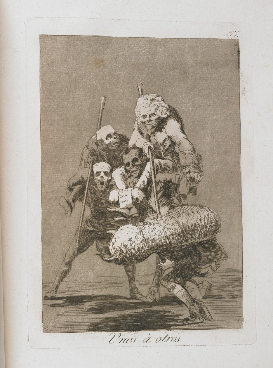 Platte aus Los Caprichos, 1797-1798 von Francisco de Goya