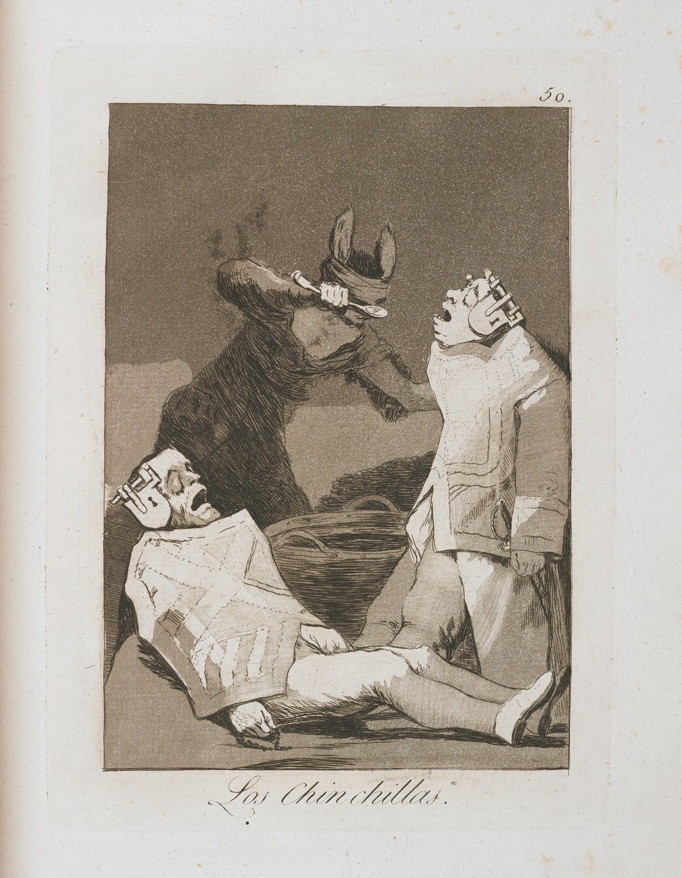 Platte aus Los Caprichos von Francisco de Goya