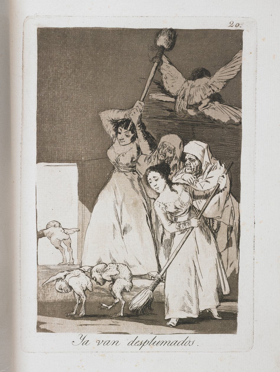 Platte aus Los Caprichos, 1797-1798 von Francisco de Goya