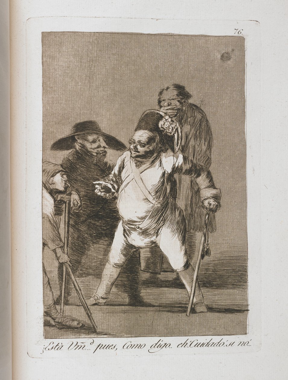 Platte aus Los Caprichos, 1797-1798 von Francisco de Goya