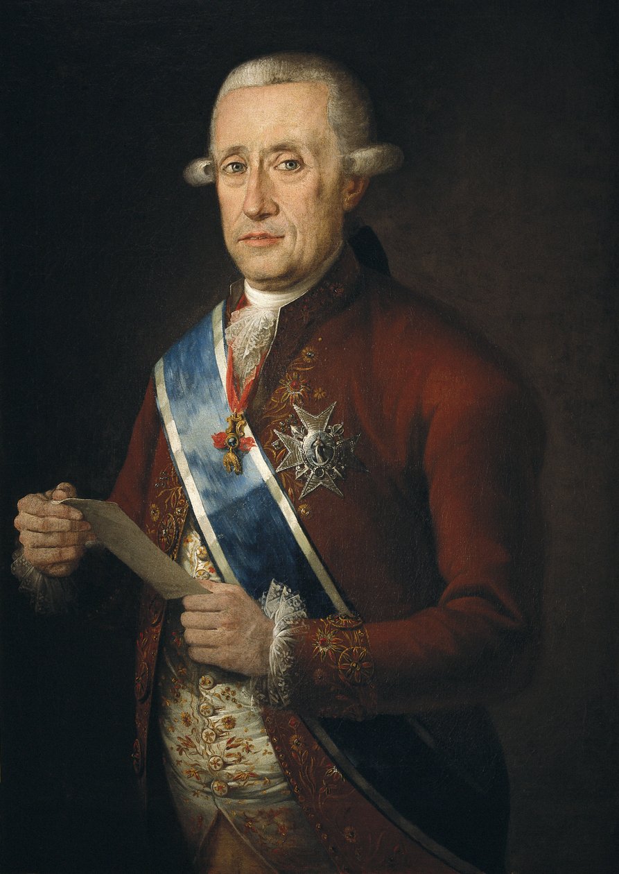 Jose Monino, Graf von Floridablanca, Minister von Karl III. von Francisco Folc de Cardona