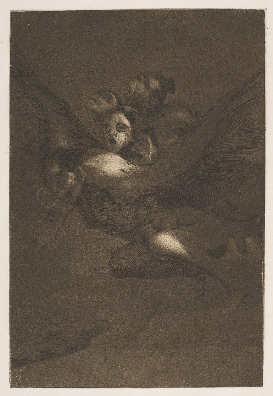 Gute Reise Buen Viage, aus Die Caprices Los Caprichos, Platte 64, 1799 von Francisco de Goya