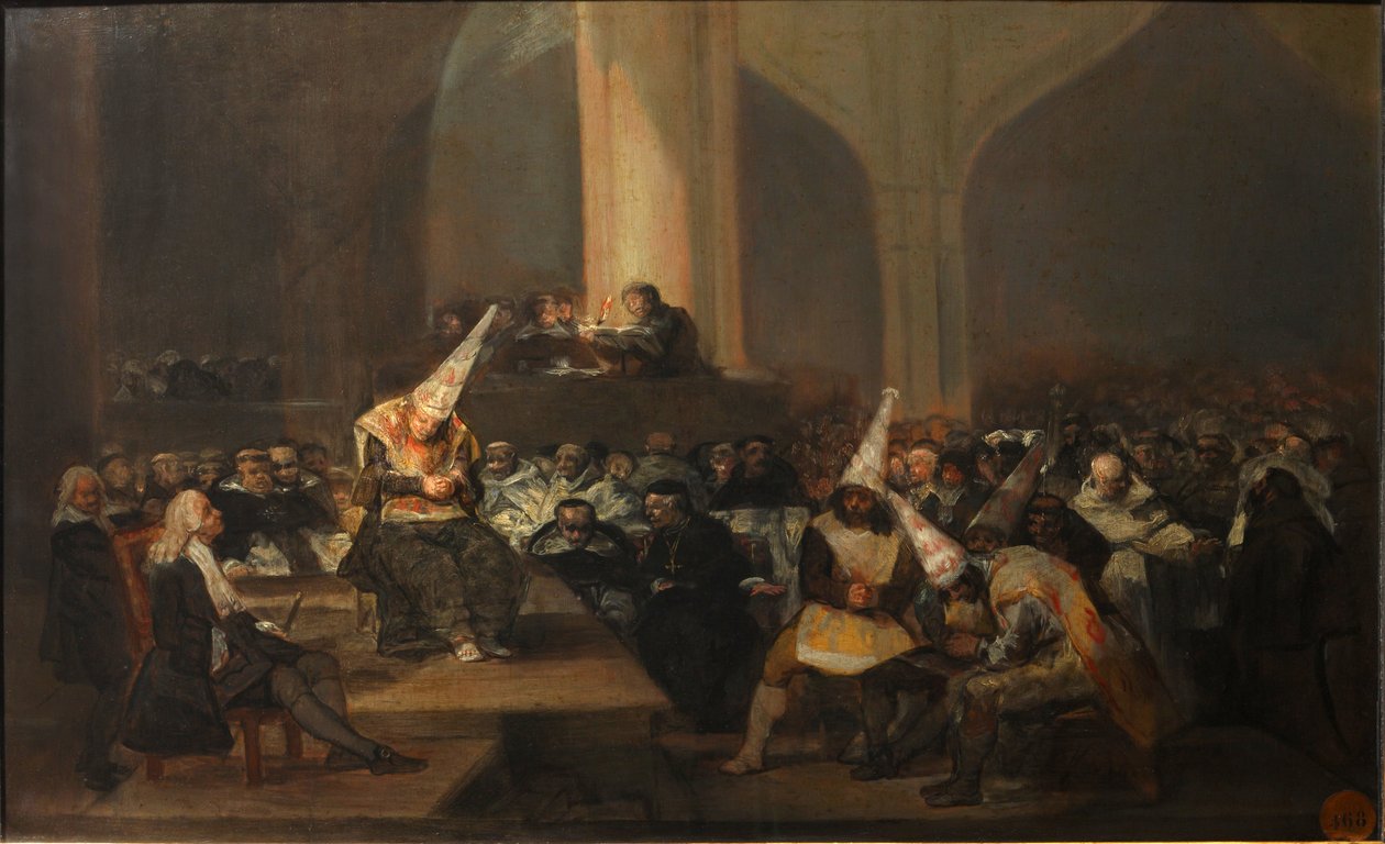 Inquisitionsszene von Francisco de Goya