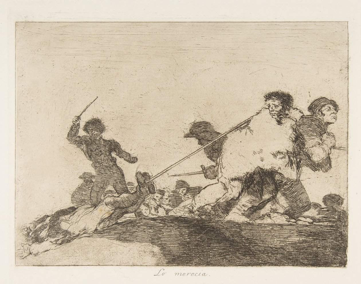 Platte 29 aus Die Schrecken des Krieges Los Desastres de la Guerra:: Er ..., 1810 veröffentlicht 1863 von Francisco de Goya