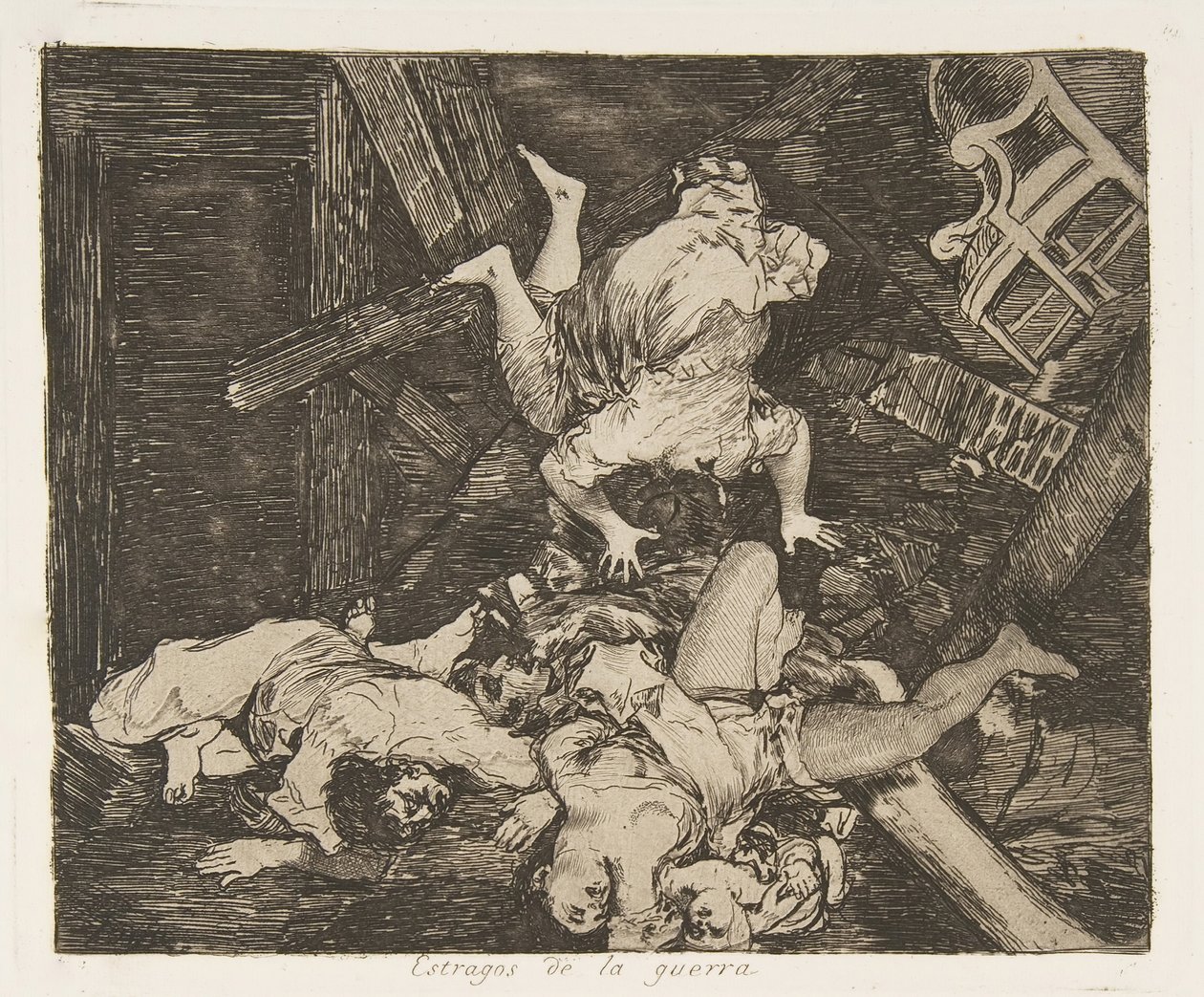 Tafel 30 aus Die Schrecken des Krieges Los Desastres de la Guerra: Verwüstung, 1810 veröffentlicht 1863 von Francisco de Goya