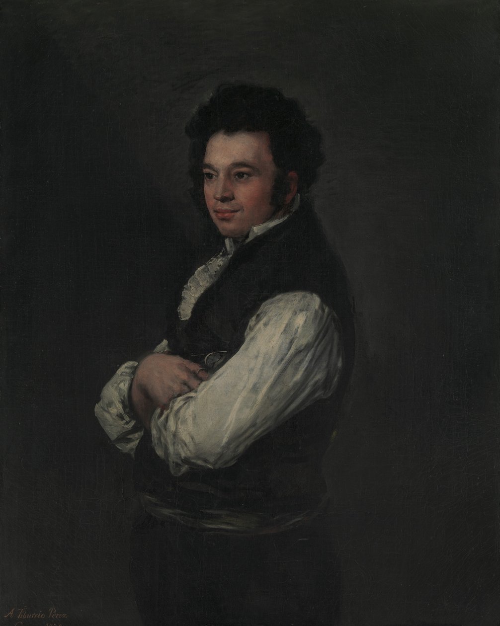 Tiburcio Pérez y Cuervo 1785-1841, der Architekt, 1820 von Francisco de Goya