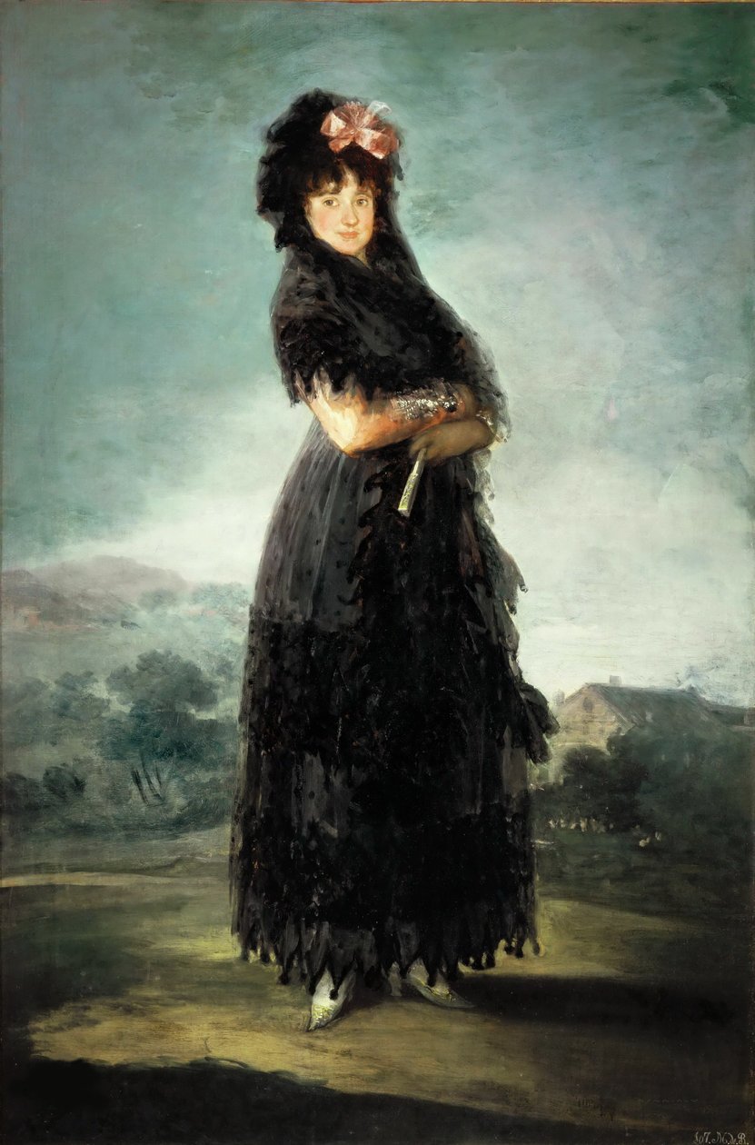 Mariana Waldstein 1763-1808, Neunte Marquise de Santa Cruz, ca. 1797-1800 von Francisco Goya de