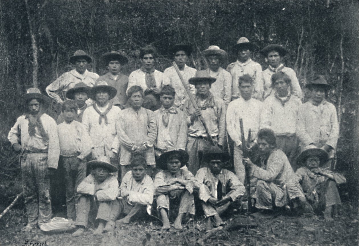 Indios Guaranys, 1895 von Francisco Henszler