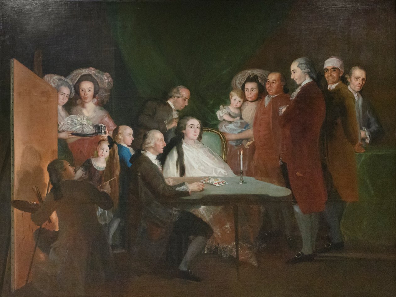 Die Familie des Säuglings Don Luis von Bourbon von Francisco Jose de (school of) Goya