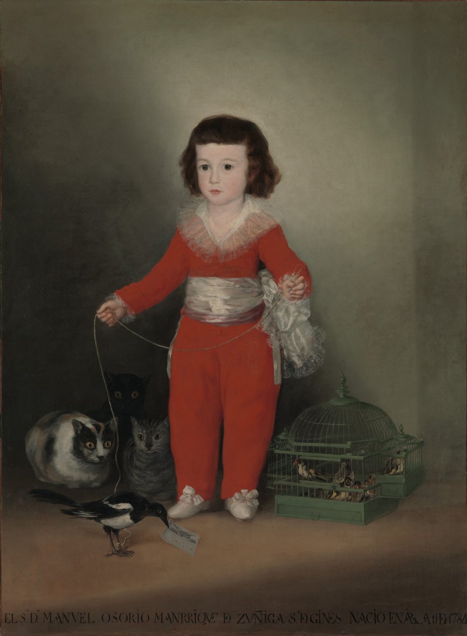 Don Manuel Osorio Manrique de Zuniga von Francisco de Goya