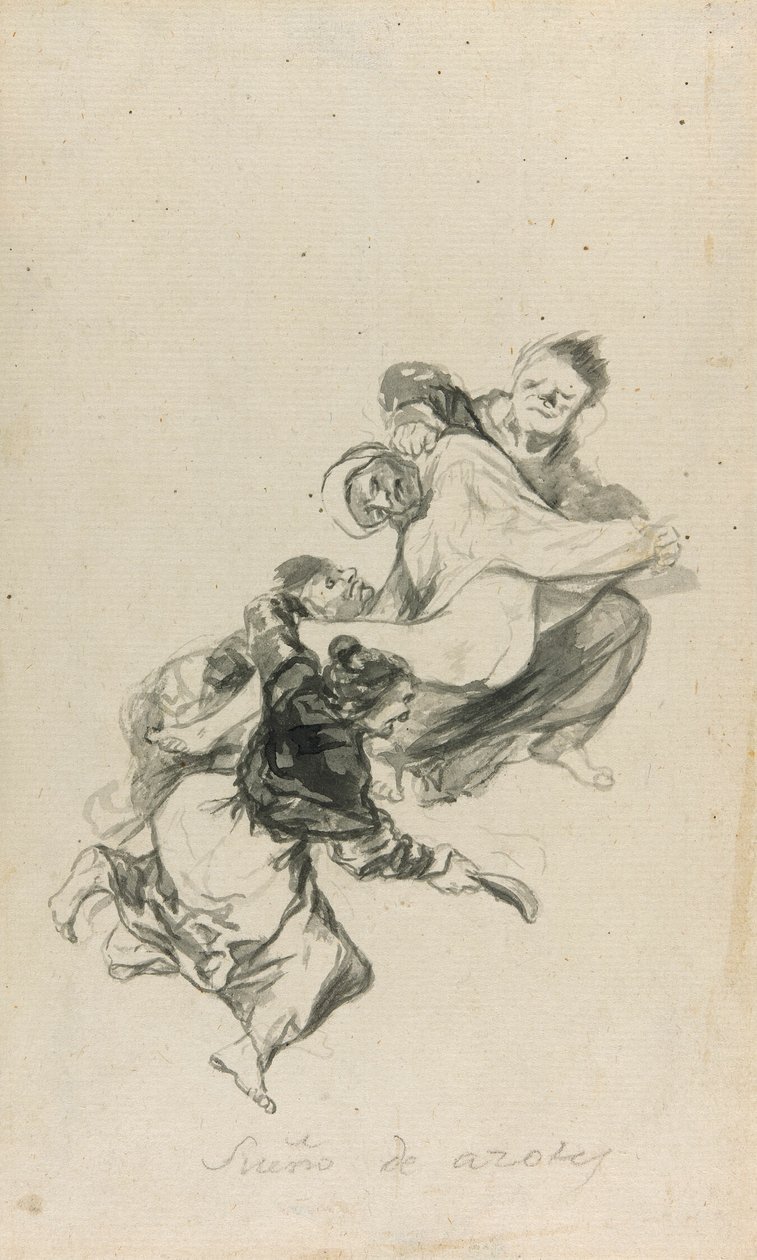 Traum vom Auspeitschen von Francisco Jose de Goya y Lucientes