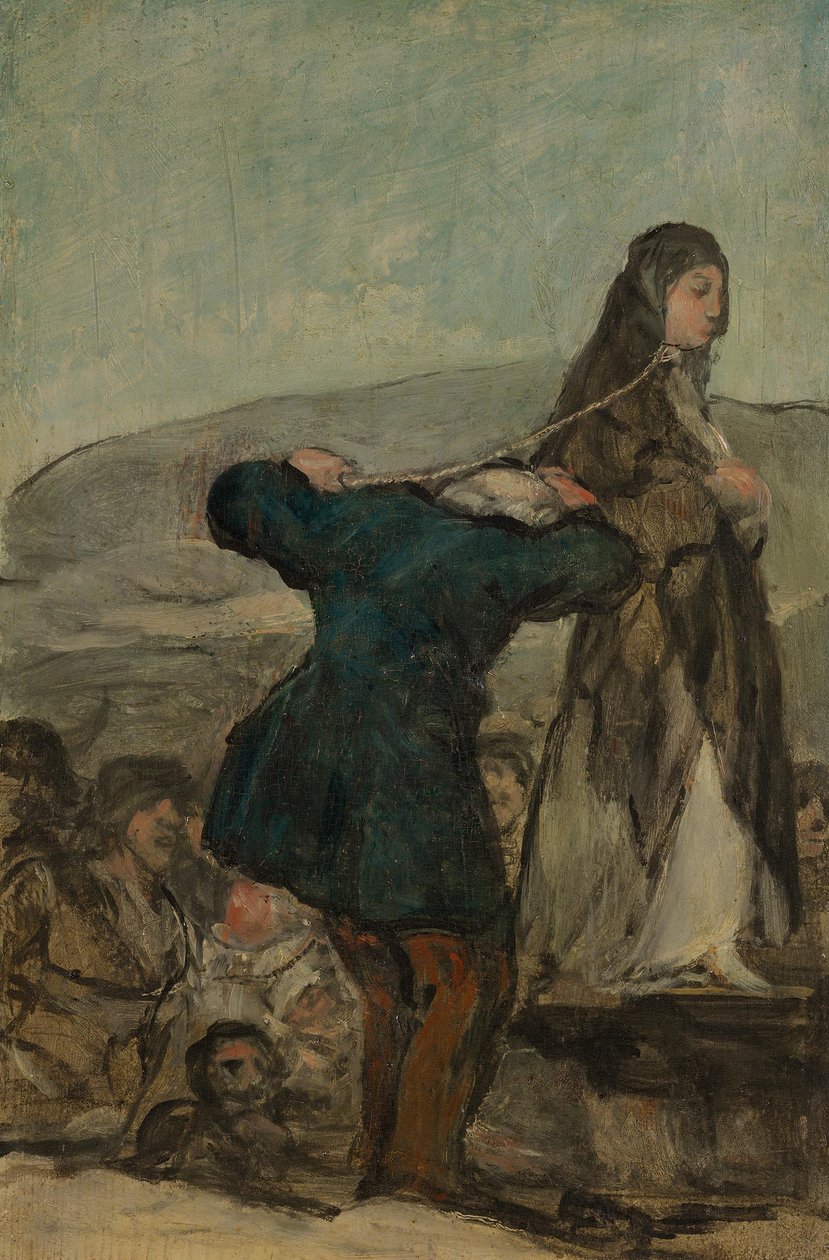 Hexenhinrichtung von Francisco Jose de Goya y Lucientes