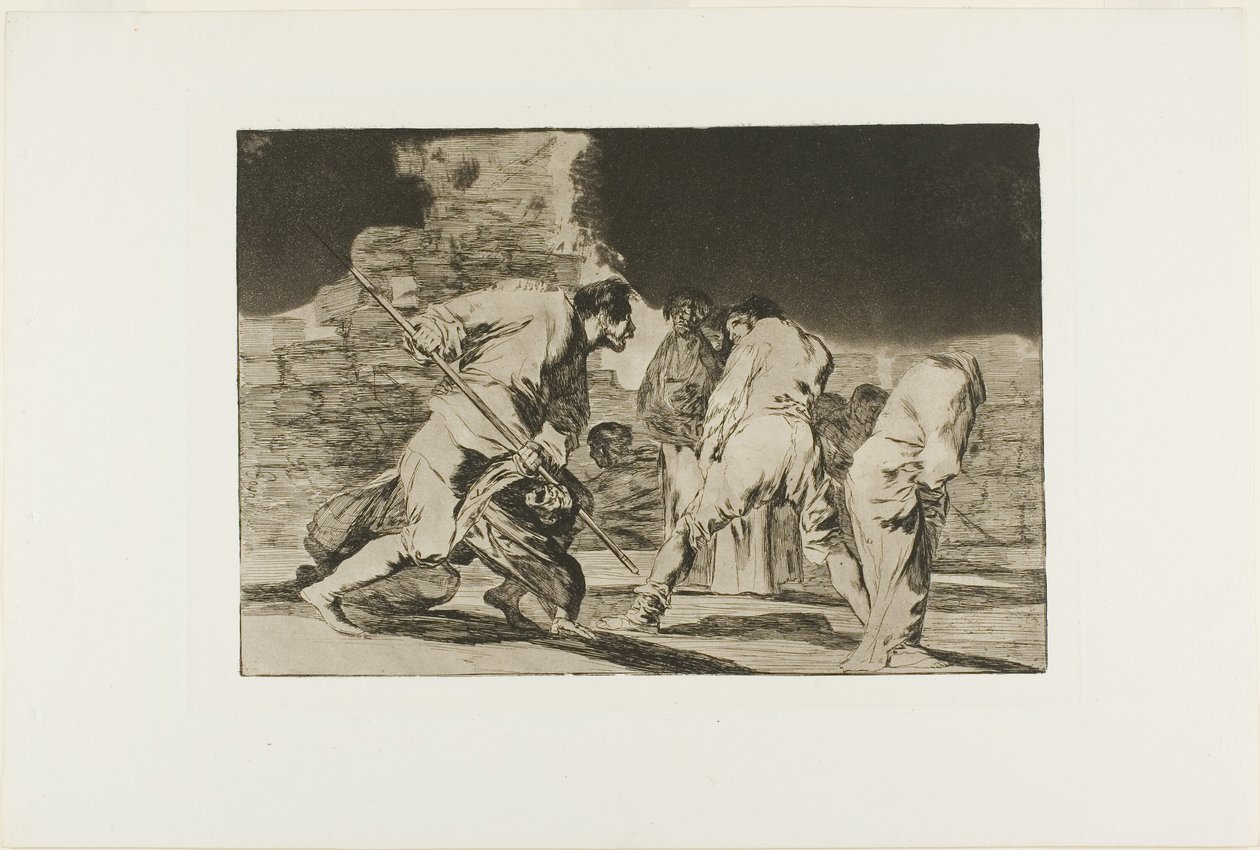 Es ist erstaunlich - und wir wurden von Gott gemacht, Platte sechs aus Los Proverbios von Francisco Jose de Goya y Lucientes