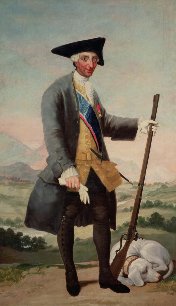 König Karl III. (1716-88) als Jäger von Francisco de Goya