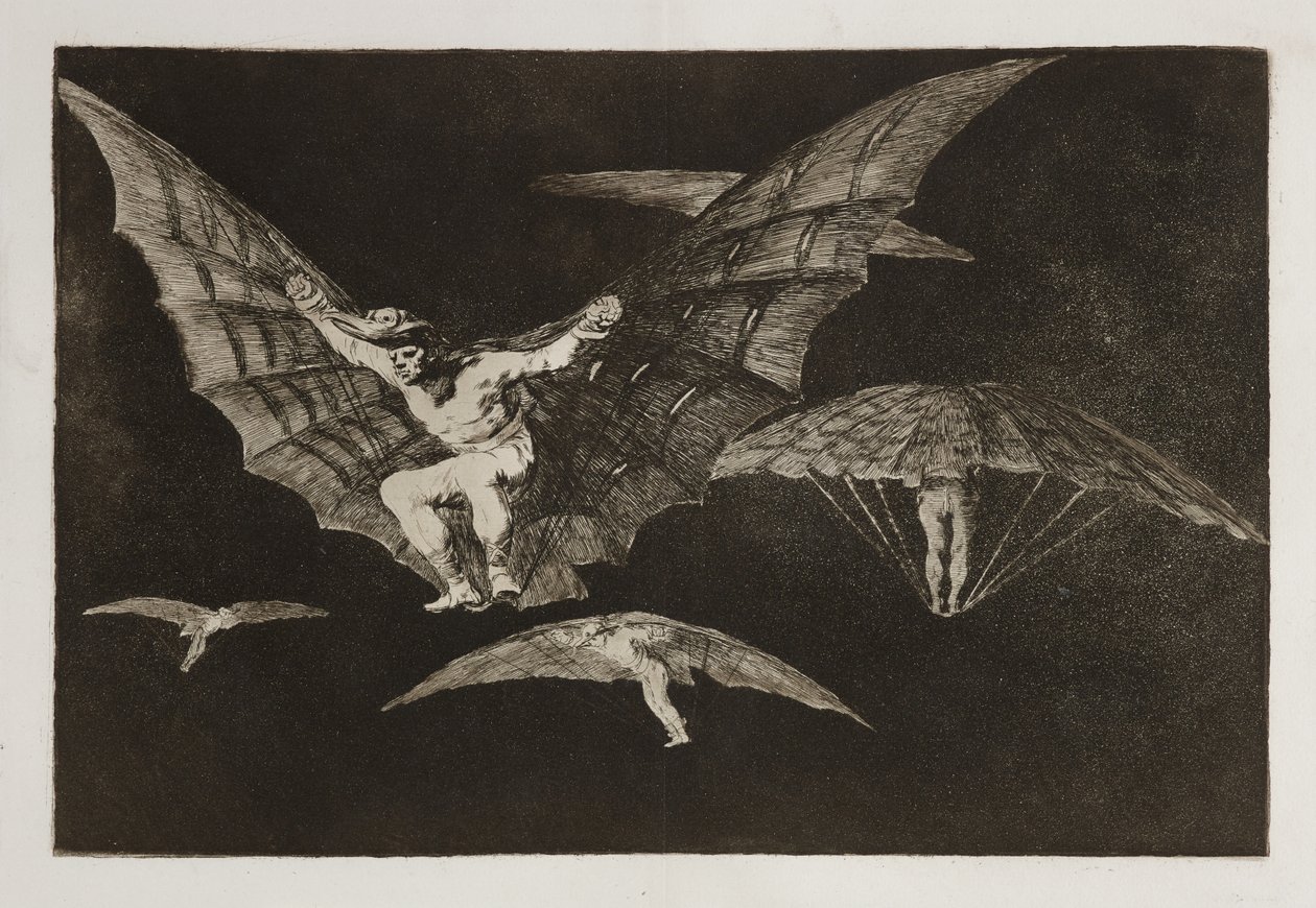 Eine Art zu fliegen von Francisco Jose de Goya y Lucientes