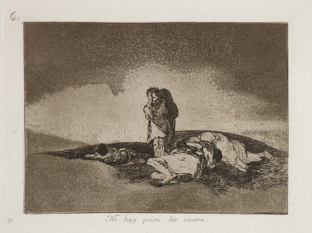 Es gibt niemanden, der ihnen hilft von Francisco Jose de Goya y Lucientes