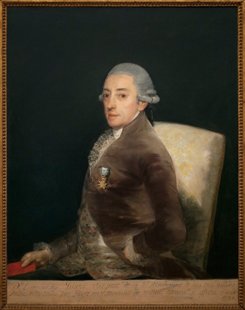Porträt von Don Bernardo de Iriarte (1735-1814) von Francisco de Goya