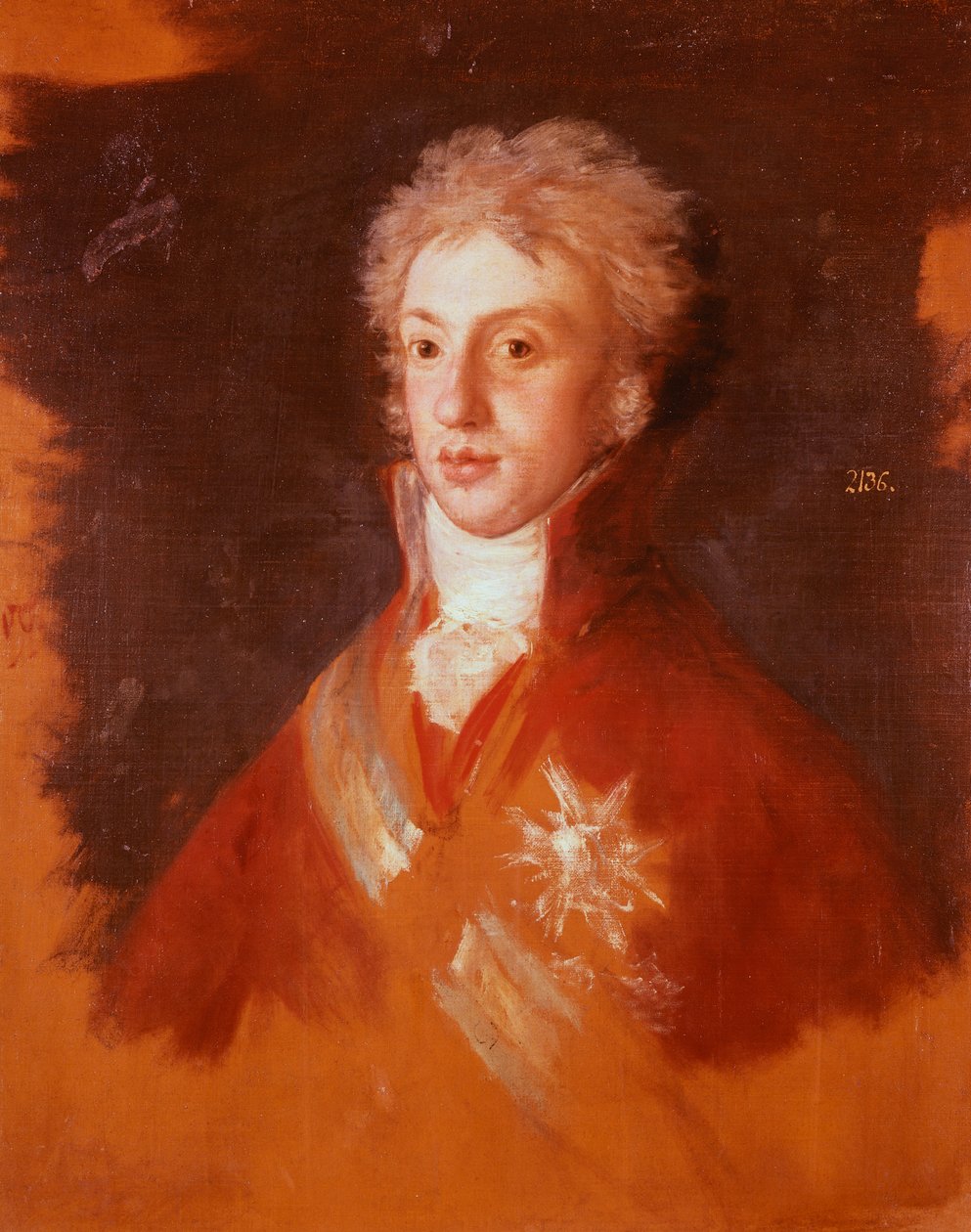 Porträt von Luigi di Borbone-Parma, Studie für Familie von Karl IV von Francisco Jose de Goya y Lucientes