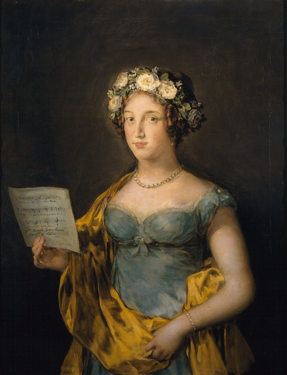Porträt von Manuela Tellez Giron y Pimentel, Herzogin von Abrantes von Francisco de Goya