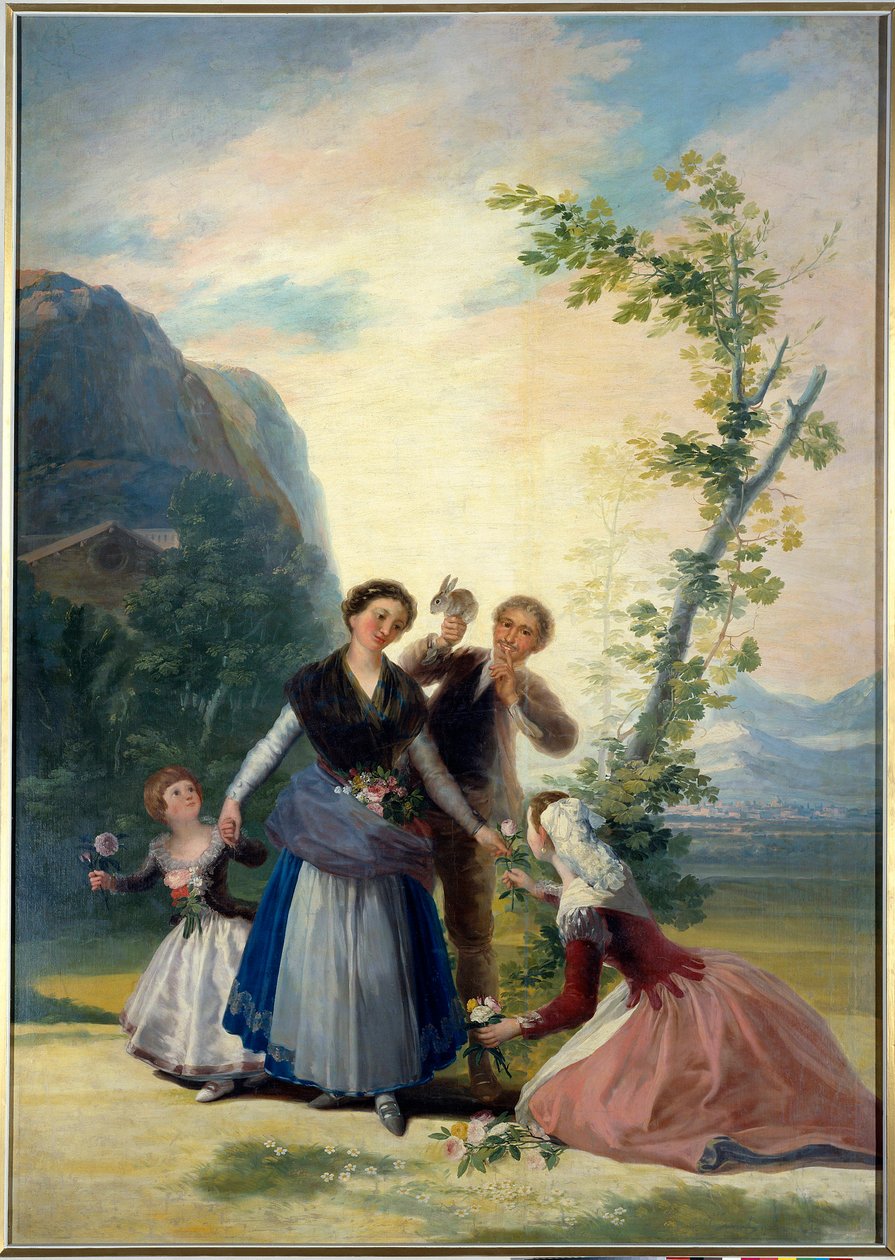 Frühling. Gemälde von Francisco de Goya (1746-1828) 19. Jahrhundert. Madrid, Prado Museum von Francisco de Goya