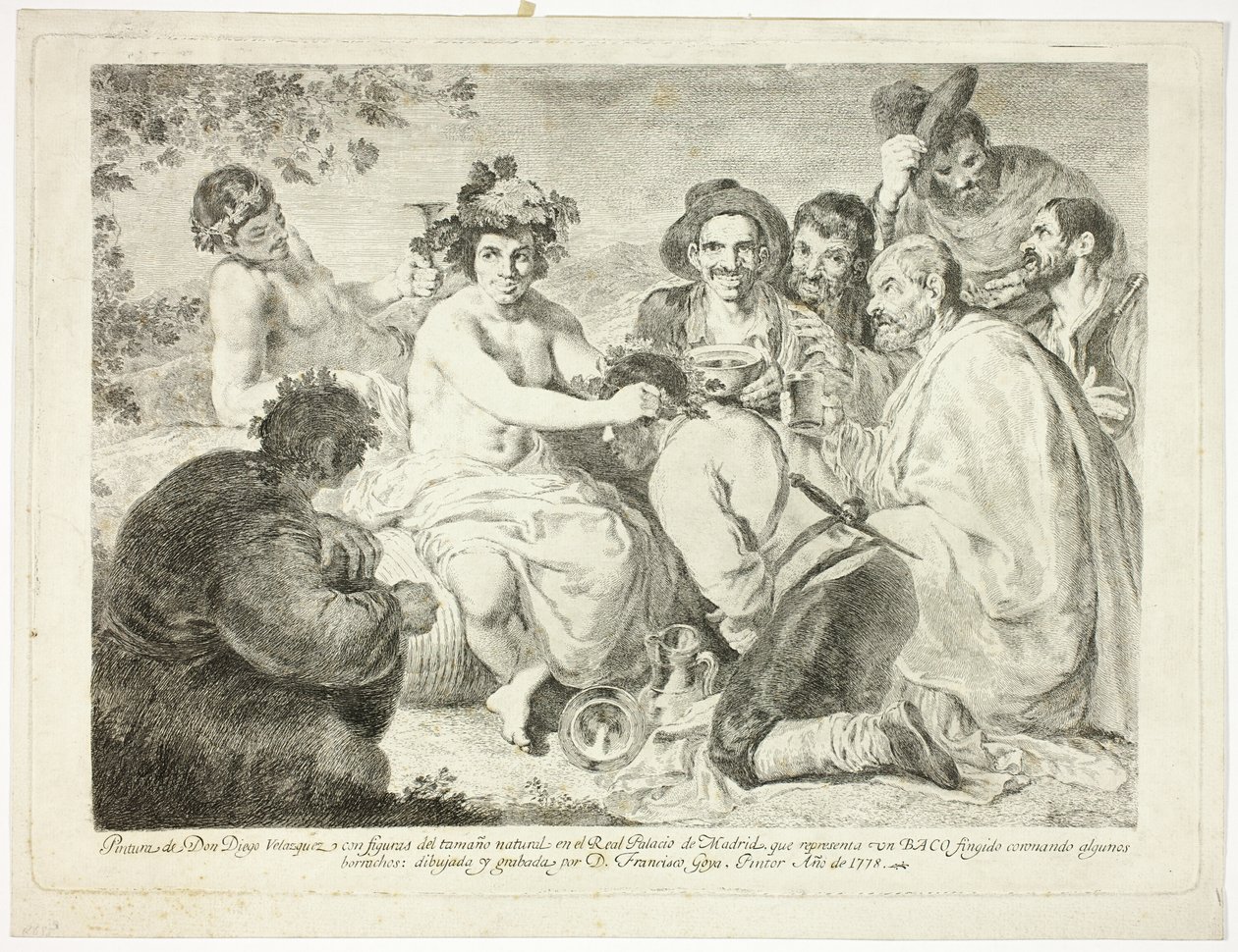 Die Betrunkenen von Francisco Jose de Goya y Lucientes