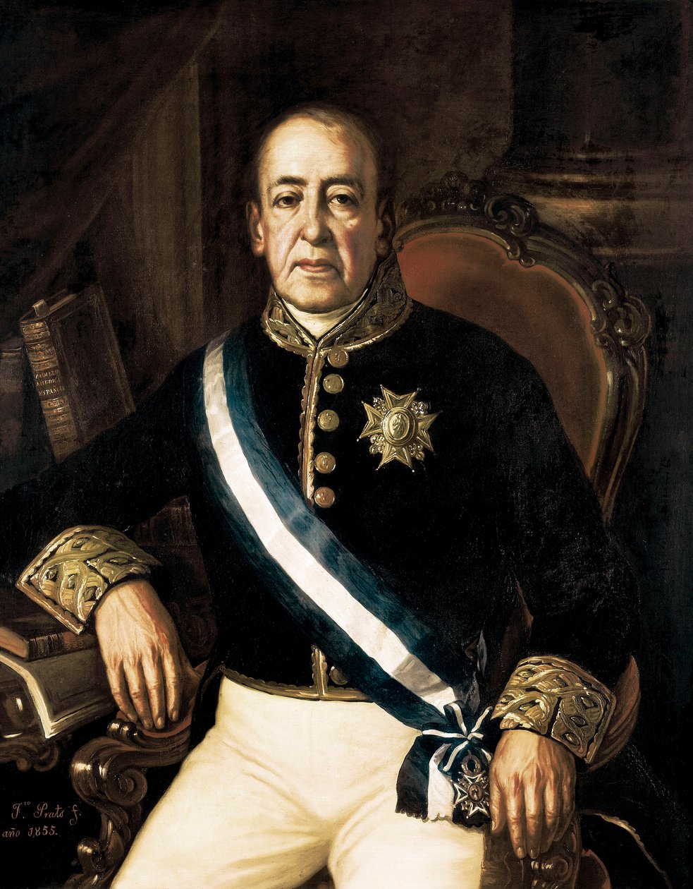 Porträt von Don Jose Manuel de Vadillo von Francisco Prats y Velasco