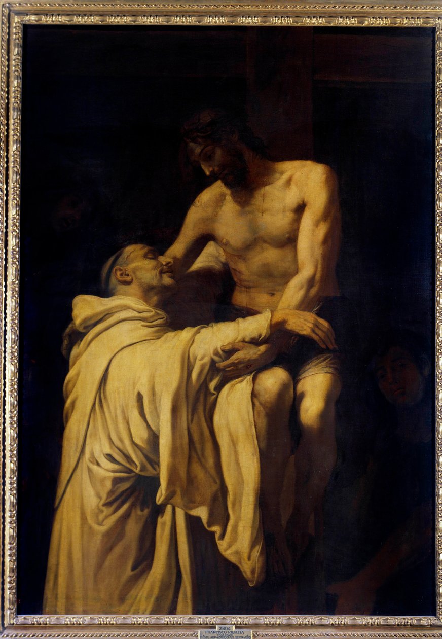 Christus nimmt den Heiligen Bernhard von Clairvaux in seine Arme von Francisco Ribalta