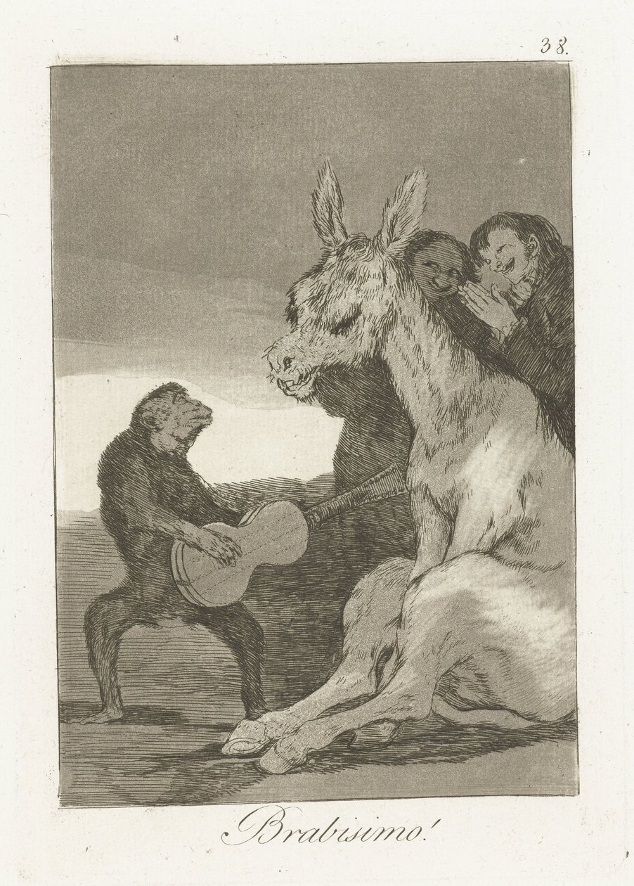 Bravo! von Francisco de Goya