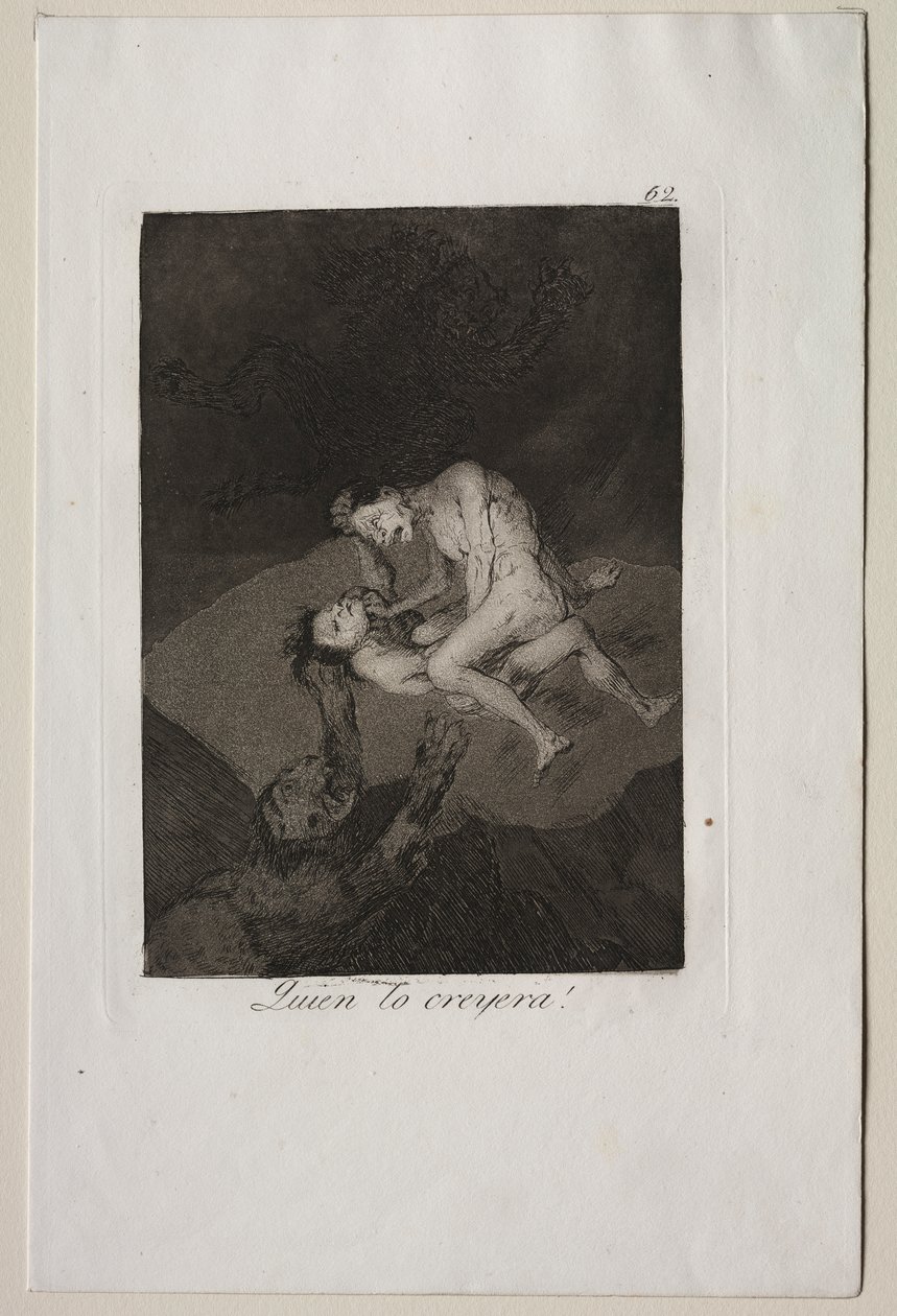 Caprichos: Wer hätte das gedacht! von Francisco de Goya