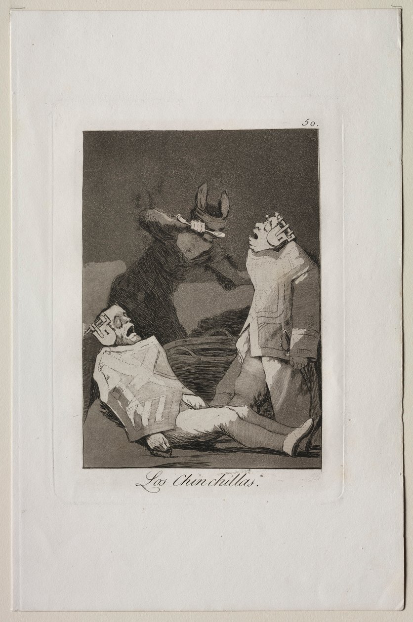 Caprichos: Die Chinchillas von Francisco de Goya