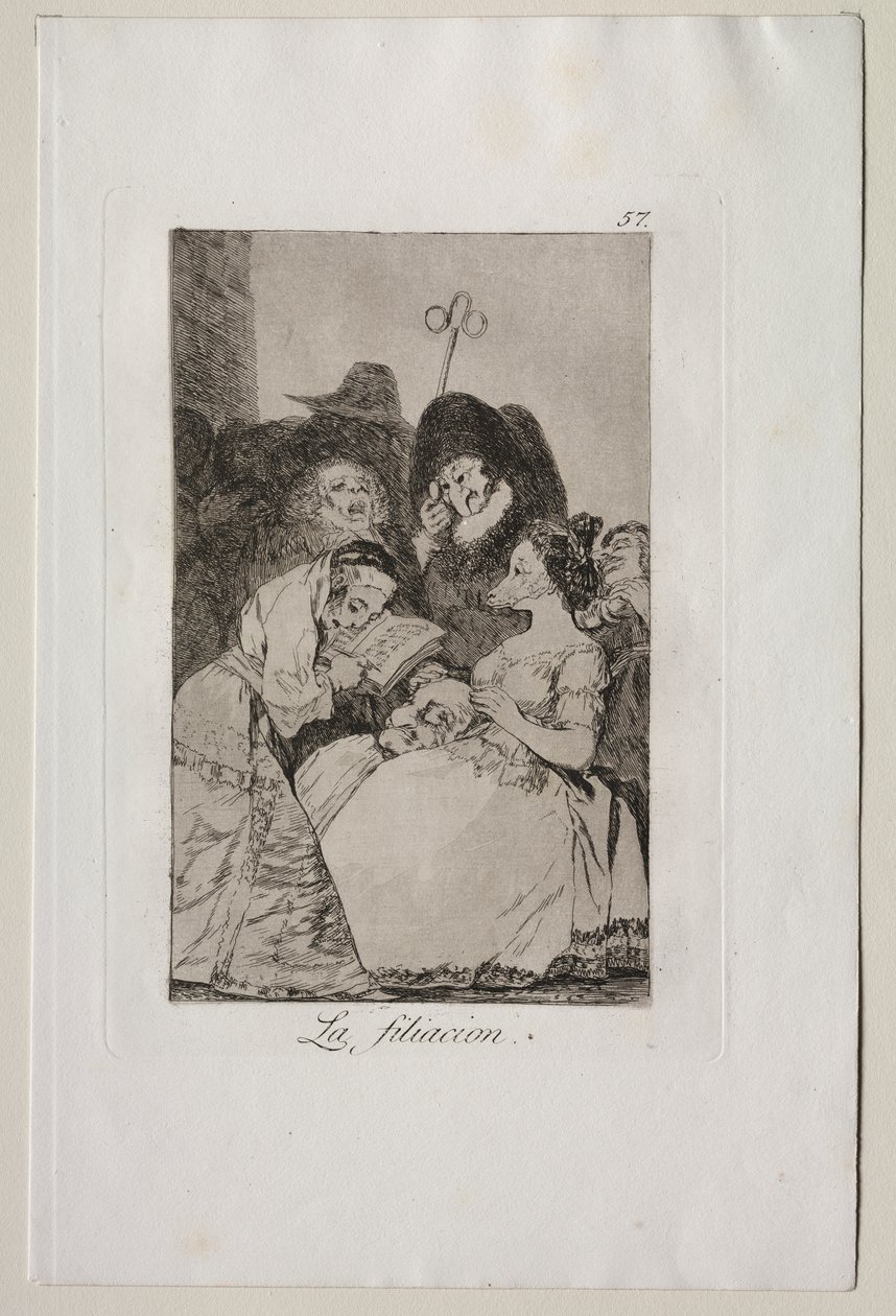 Caprichos: Die Abstammung von Francisco de Goya