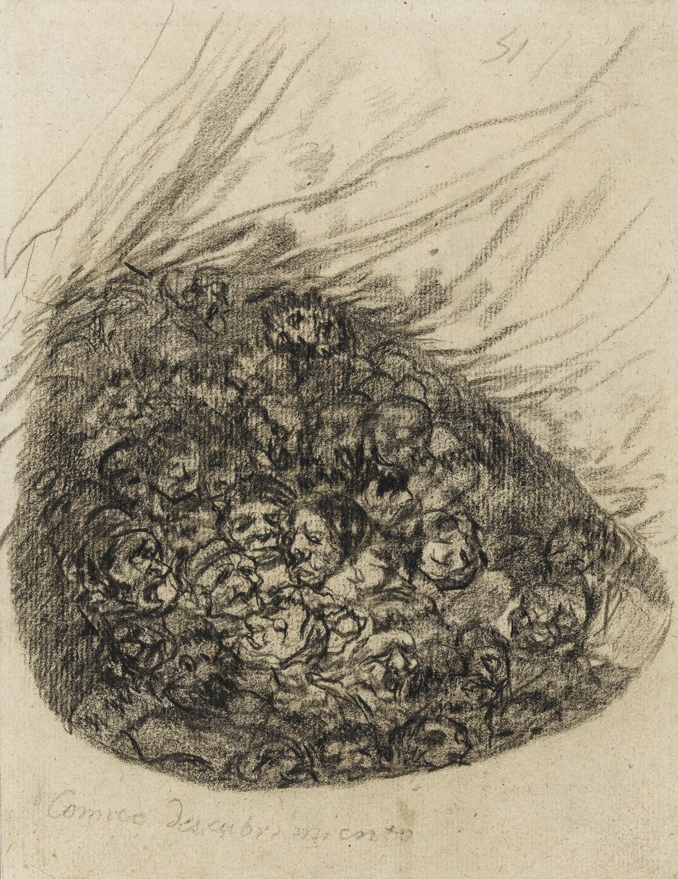 Komische Entdeckung, 1819-28 von Francisco de Goya