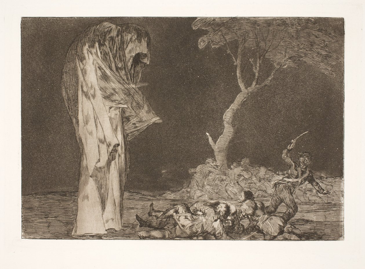 Die törichte Angst (Verliere nicht das Ansehen wegen Angst) von Francisco de Goya