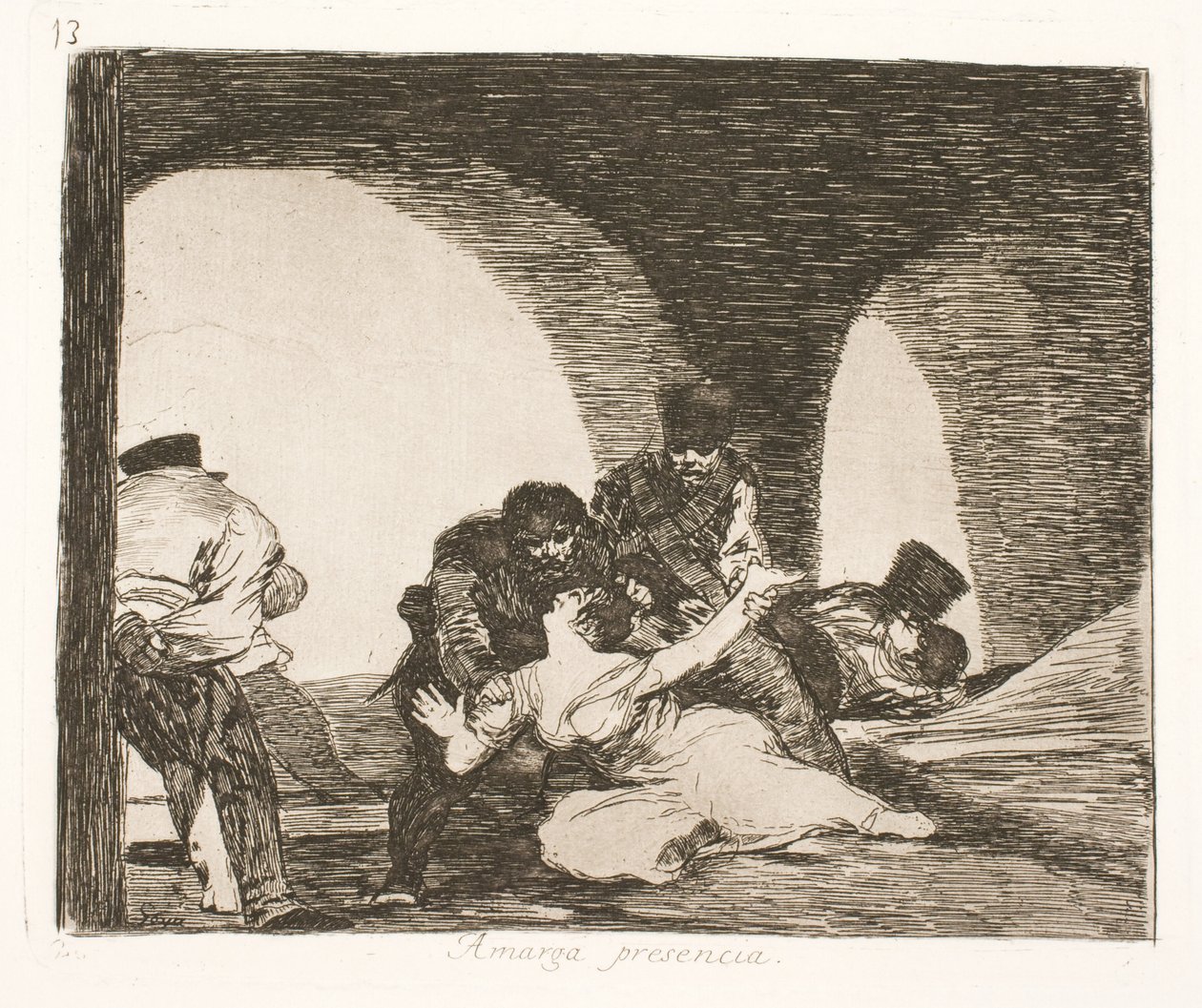 Ein schrecklicher Tod (13) von Francisco de Goya
