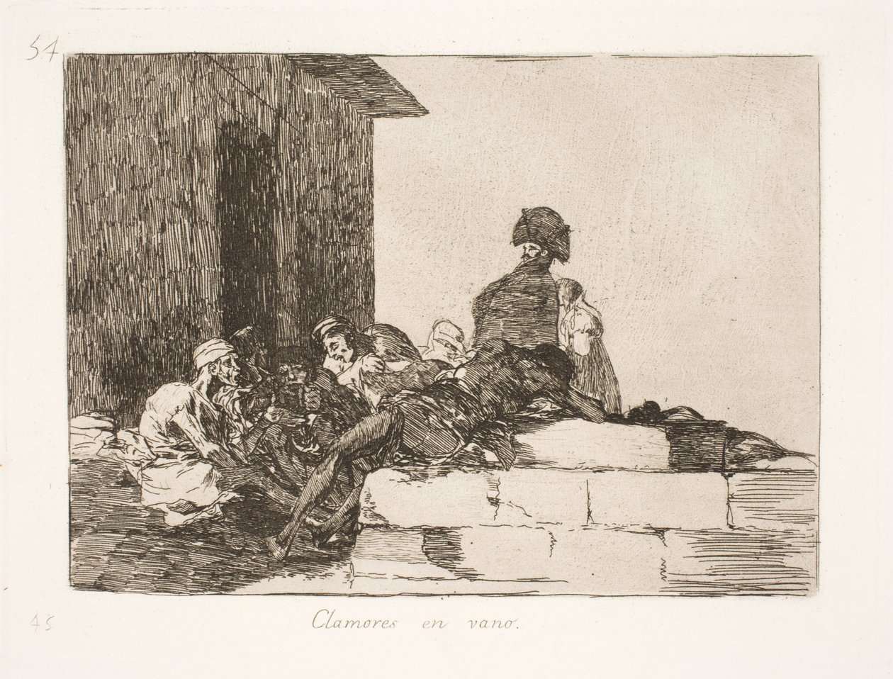 Vergebliche Klage (54) von Francisco de Goya