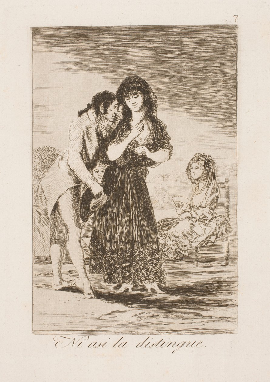 Nicht einmal auf diese Weise erkennt er sie von Francisco de Goya