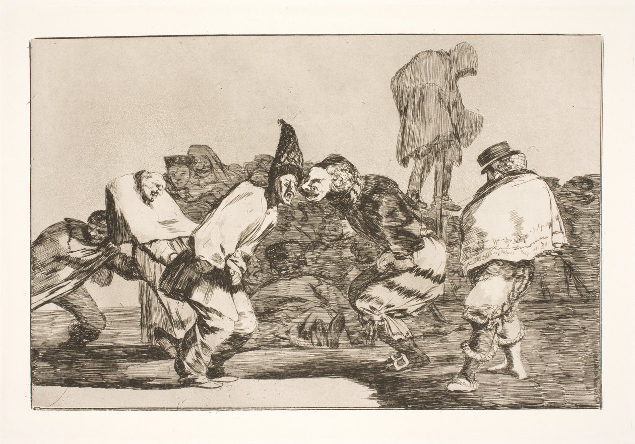 Die Torheit des Karnevals (Amüsiere dich, Karneval, denn morgen wird es Asche geben) von Francisco de Goya