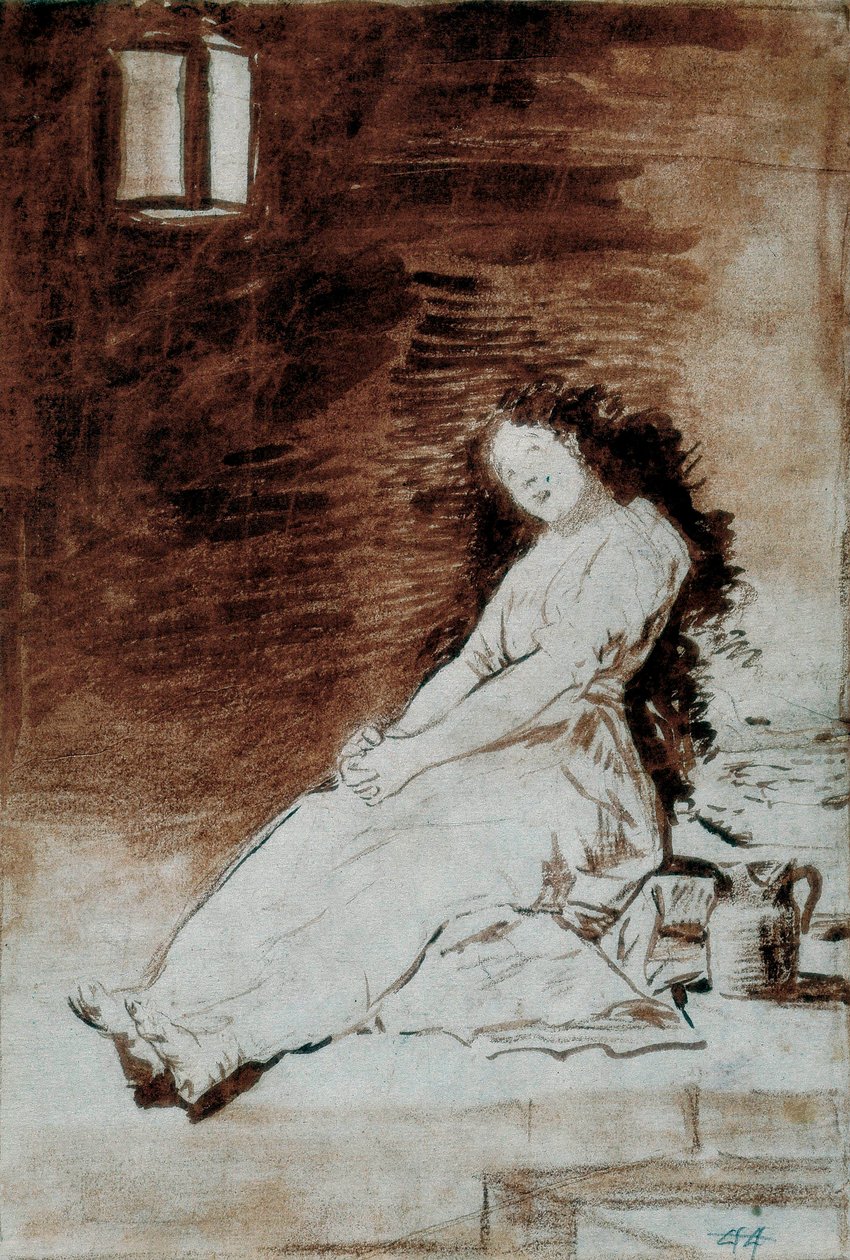 Los Caprichos: „Weil sie empfänglich war“ von Francisco de Goya