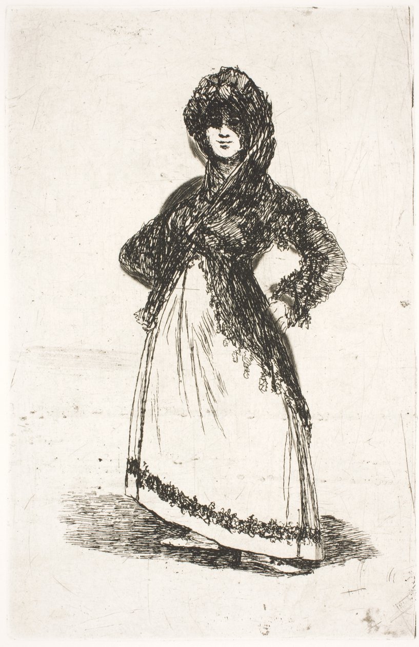 Maja, stehend von Francisco de Goya