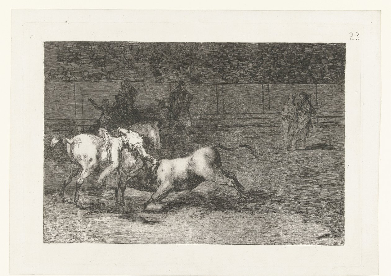 Mariano Ceballos tötet einen Stier von Francisco de Goya