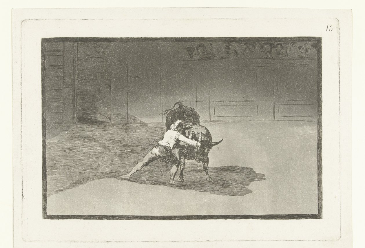 Martincho im Kampf mit einem Stier von Francisco de Goya