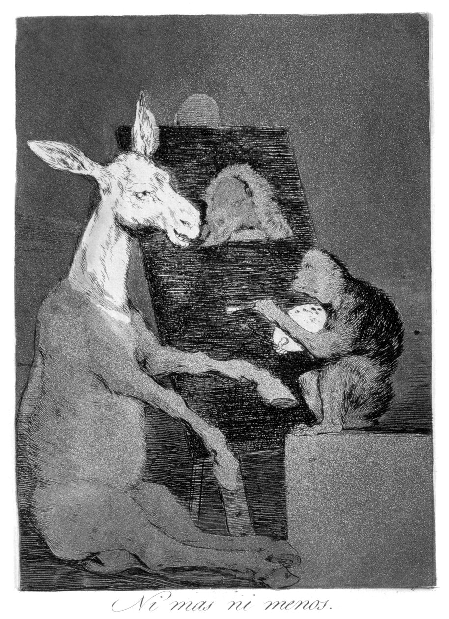 Weder mehr noch weniger, 1799 von Francisco de Goya