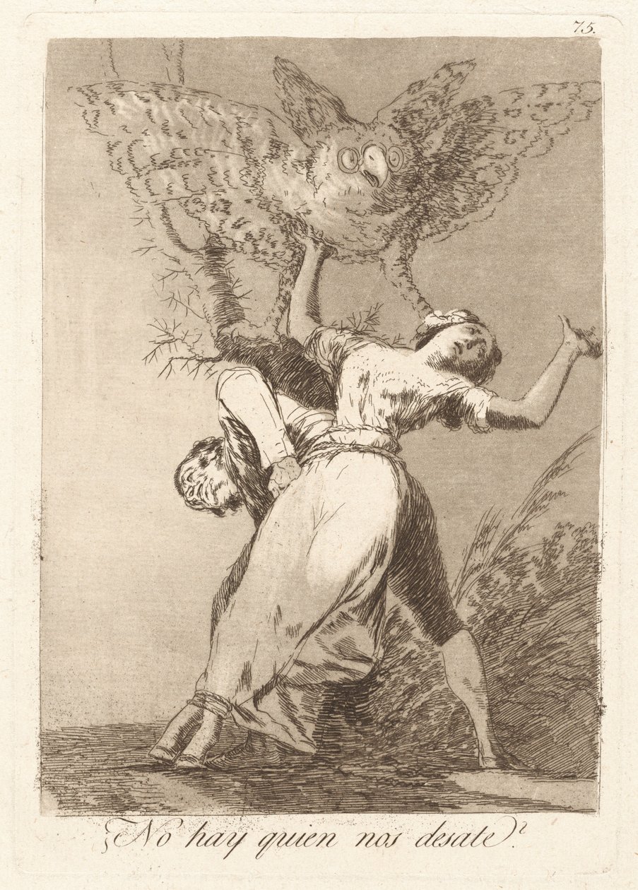 Kann uns niemand losbinden? von Francisco de Goya