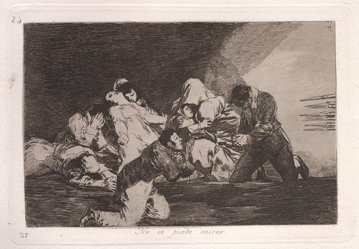 Man kann nicht hinsehen von Francisco de Goya