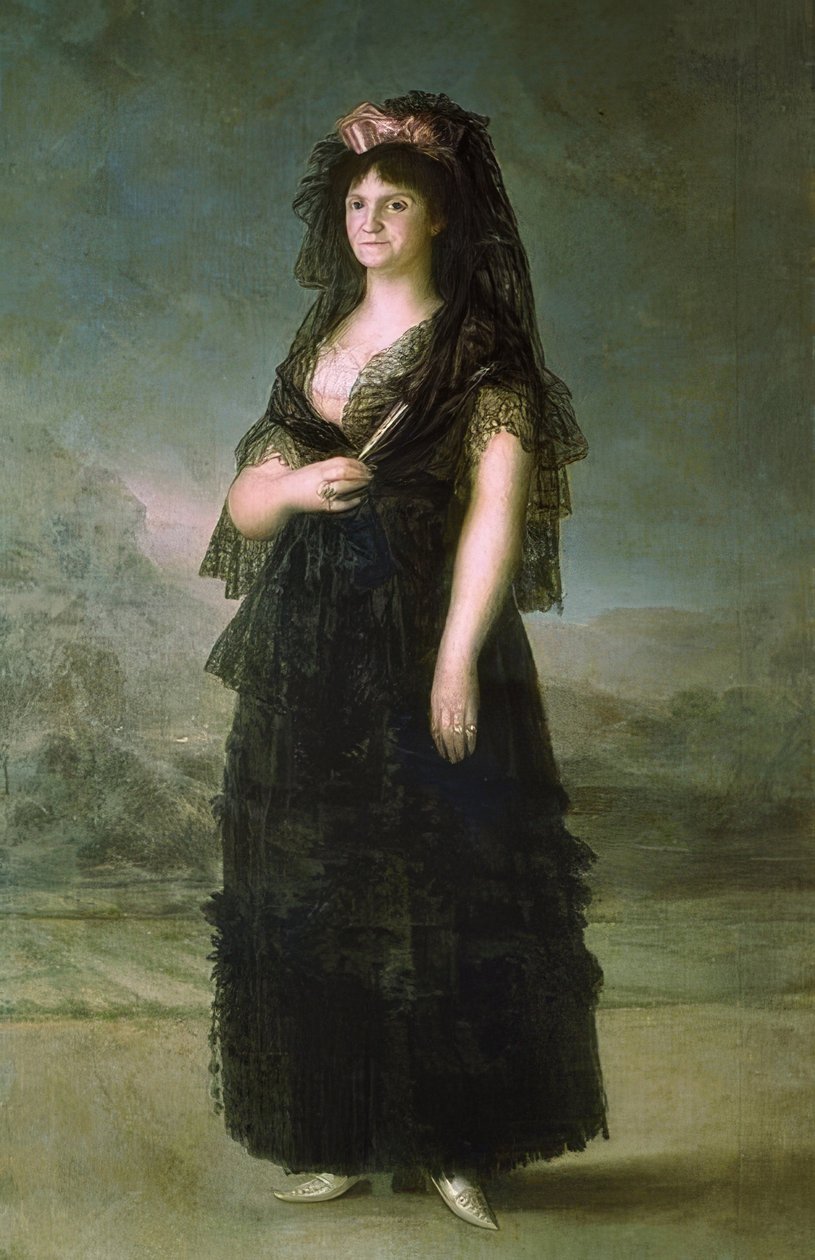 Porträt der Maria Lusia mit Mantilla von Francisco de Goya