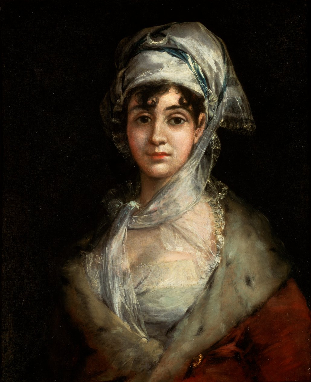 Porträt der Schauspielerin Antonia Zárate, um 1810 von Francisco de Goya