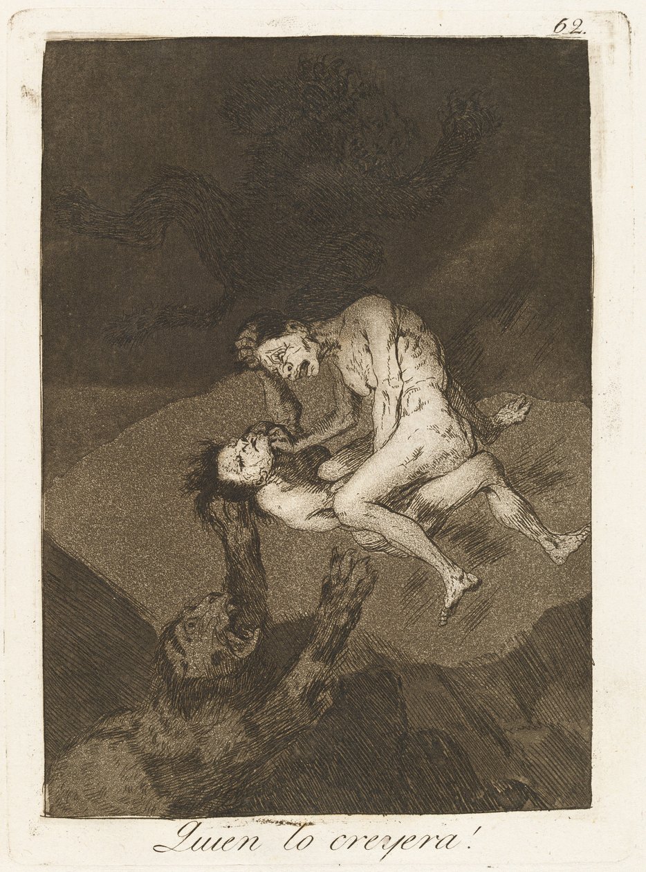 Wer hätte das gedacht! von Francisco de Goya