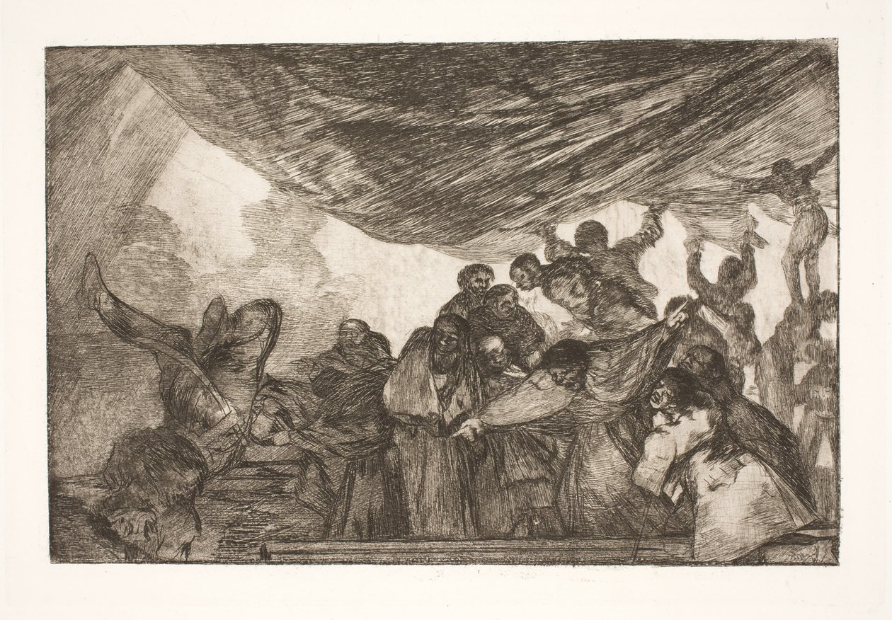 Reiner Unsinn (Ohne an Gott oder den Teufel zu appellieren) von Francisco de Goya