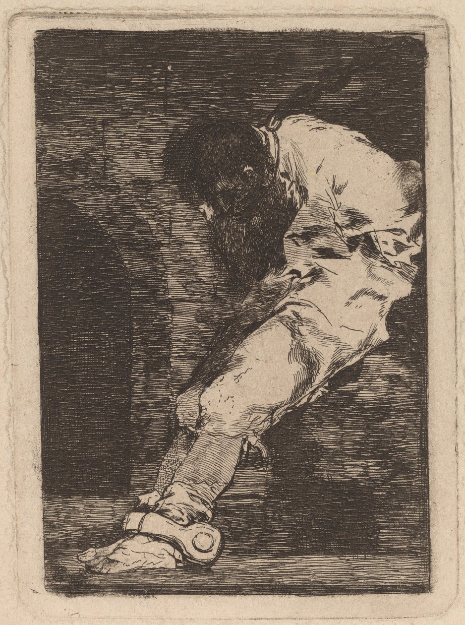 Wenn er schuldig ist, soll er schnell sterben von Francisco de Goya